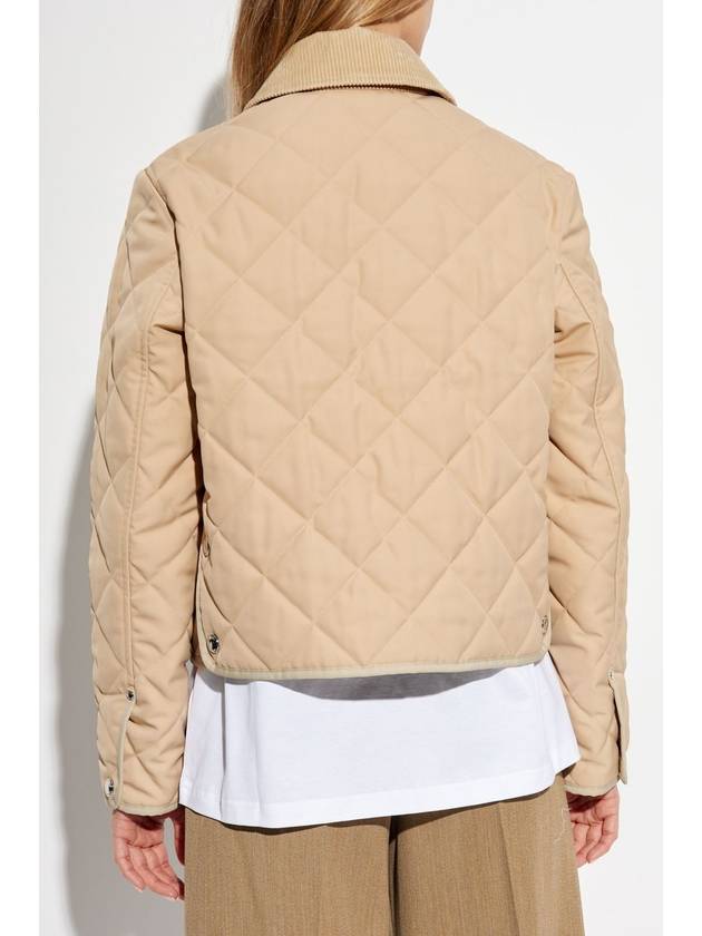 Quilted Classic Collar Jacket Beige - BURBERRY - BALAAN 5