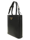 Triangle Logo Tote Bag Black - PRADA - BALAAN 3