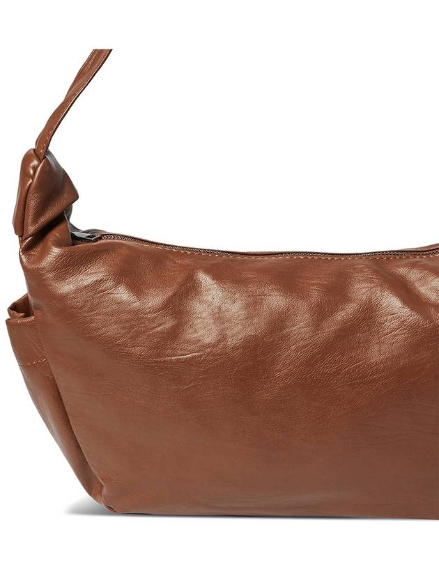 Eco Leather Hobo Cross Bag Brown - THE GREEN LAB - BALAAN 3