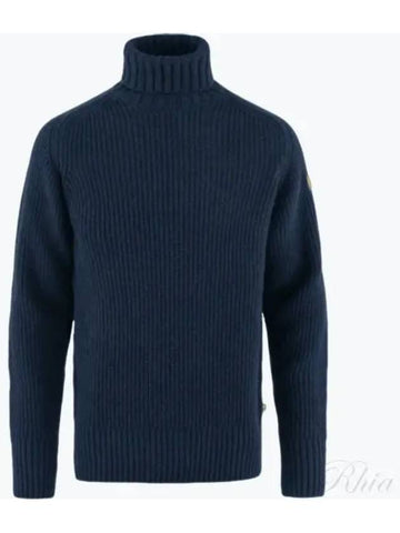 Ovik Roller Neck Sweater 87072 555 M - FJALL RAVEN - BALAAN 1