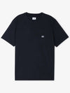 30/1 Jersey Logo Short Sleeve T-Shirt Navy - CP COMPANY - BALAAN 3