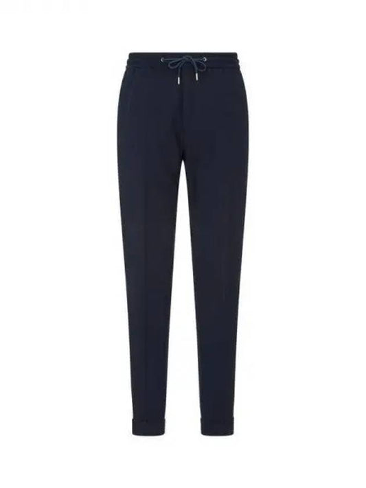 Textured string banding pants navy 271025 - PAUL SMITH - BALAAN 1