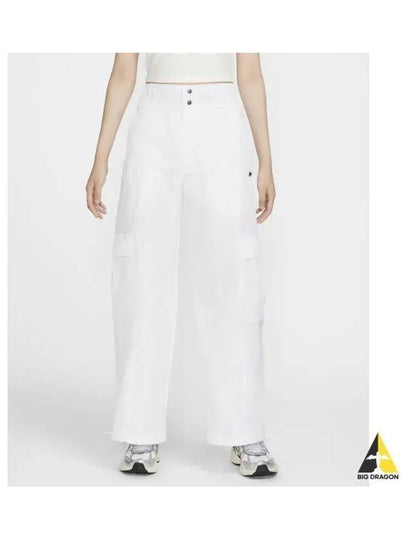 NSW Woven Cargo Track Pants White - NIKE - BALAAN 2