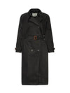 Edenna Trench Coat Black - ISABEL MARANT - BALAAN 2