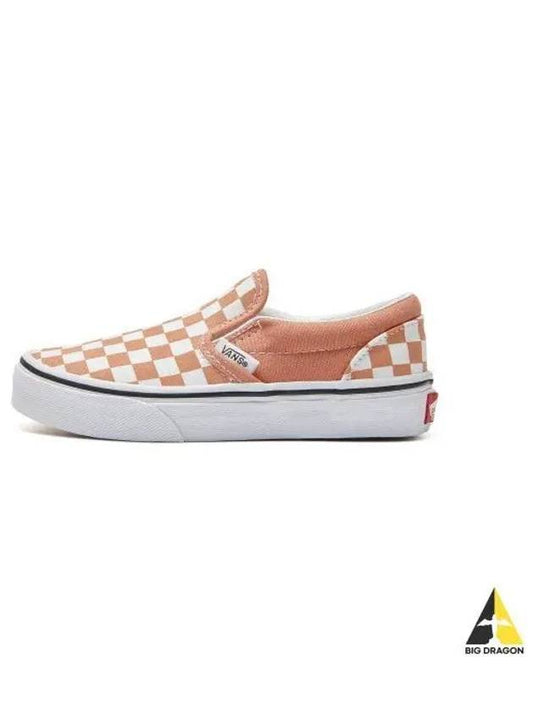 KIDS Classic Slip On Checkerboard Sunbaked - VANS - BALAAN 1