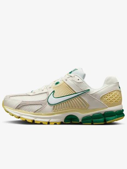 Zoom Vomero 5 Low Top Sneakers Sail Malachite Alabaster White - NIKE - BALAAN 2