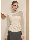 blended slim turtleneck tee - MICANE - BALAAN 1