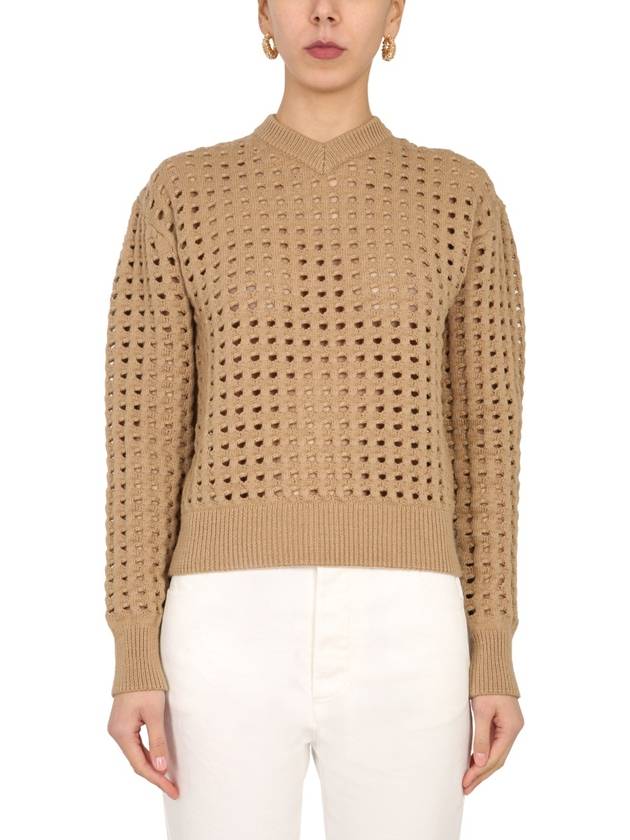 perforated knit top - BOTTEGA VENETA - BALAAN 2