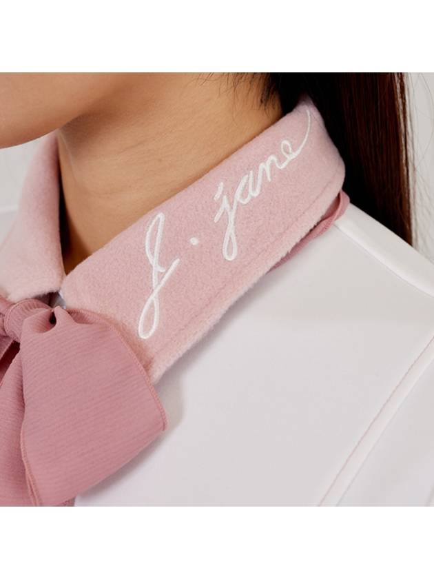 Golf Wear Scarf Frill Balloon T-Shirt Pink - J JANE - BALAAN 4