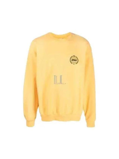 Crest Logo Sweatshirt Yellow Black - SPORTY & RICH - BALAAN 2