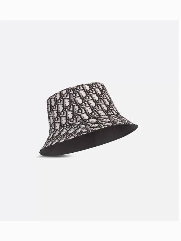 Reversible Teddy D Small Brim Bucket Hat Black - DIOR - BALAAN 6