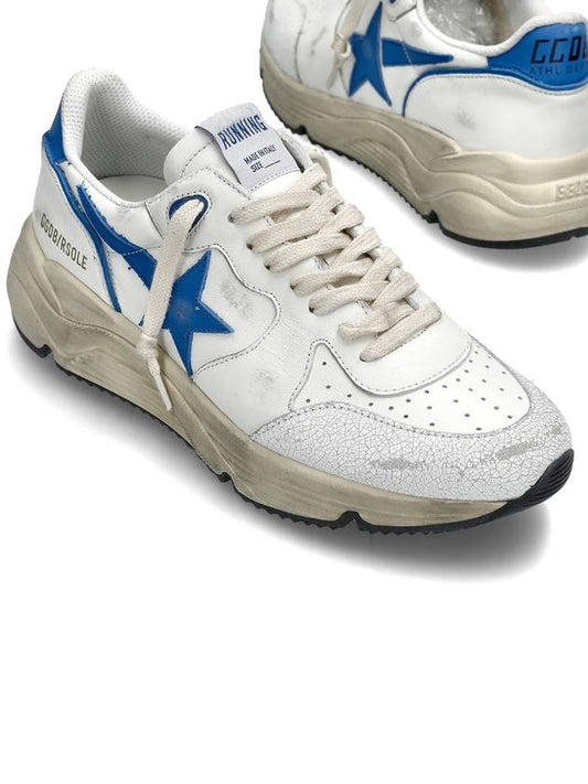 Running Sole Low Top Sneakers White Blue - GOLDEN GOOSE - BALAAN 2