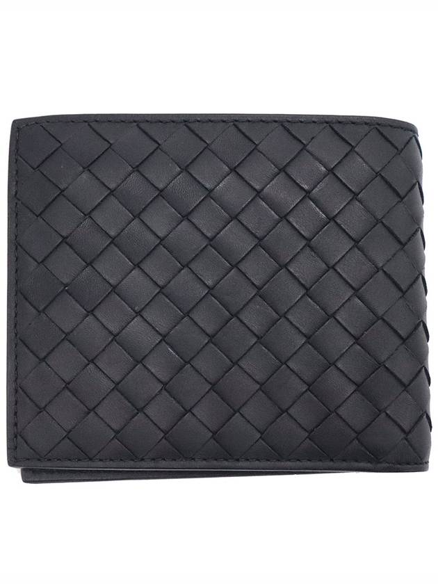 Women s Bottega Veneta 113993 Black Intrecciato VN Folder Half Wallet gt Gangbuk used luxury goods - BOTTEGA VENETA - BALAAN 4