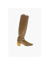 Leather Long Boots Brown - JIL SANDER - BALAAN 3