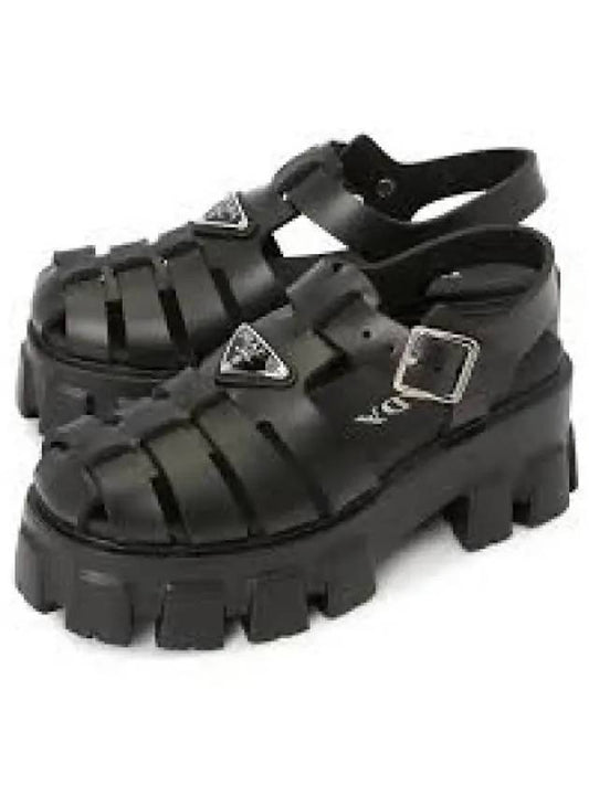 1XZ770 3LKK F0002 Rubber Fisherman Sandals 1326559 - PRADA - BALAAN 1