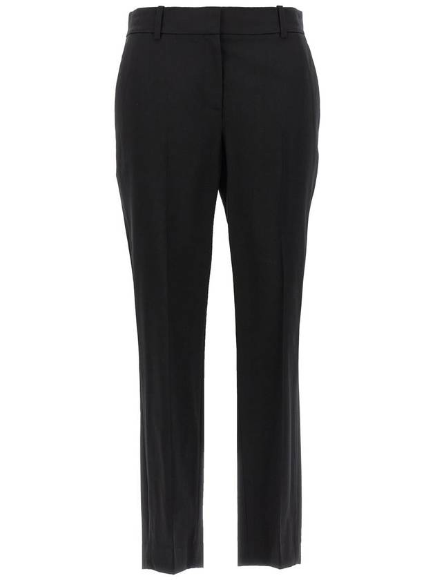 Women's Good Wool Treeca Crop Pants Black - THEORY - BALAAN 2