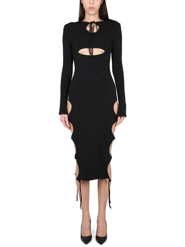 Andreādamo Dress With Cut-Out Details - ANDREADAMO - BALAAN 1