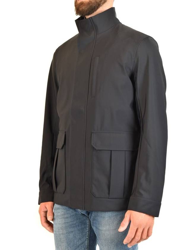 Men's Two Pocket Jacket Gray - EMPORIO ARMANI - BALAAN 4