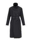 Military Double Breasted Trench Coat Grey - LEMAIRE - BALAAN 1