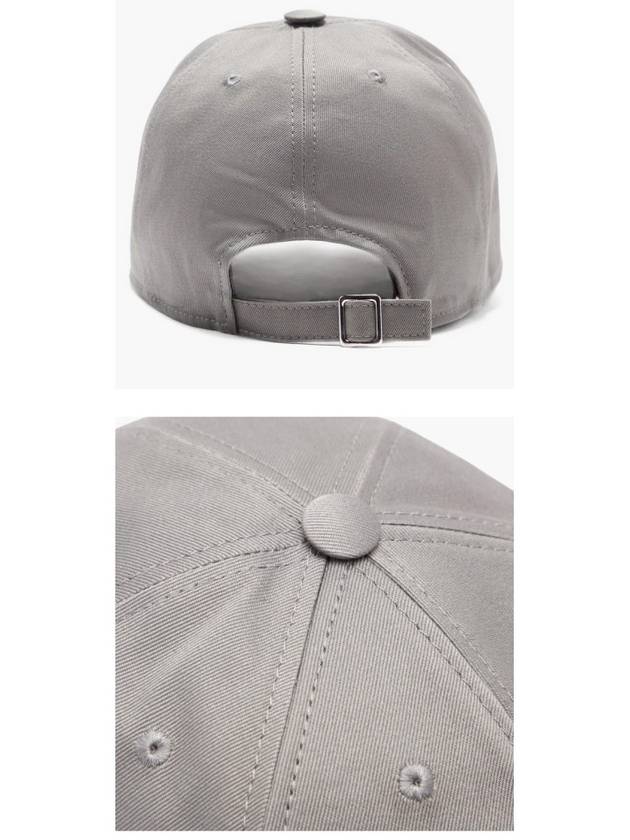 Classic Logo Patch Ball Cap Grey - THOM BROWNE - BALAAN 6