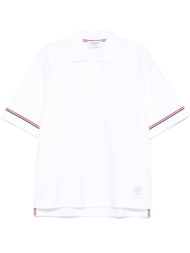 Thom Browne T-shirts and Polos White - THOM BROWNE - BALAAN 1