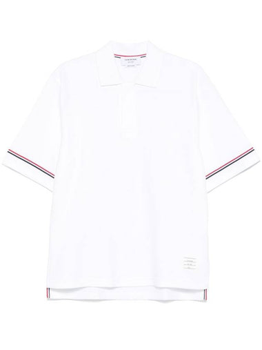 Thom Browne T-shirts and Polos White - THOM BROWNE - BALAAN 1