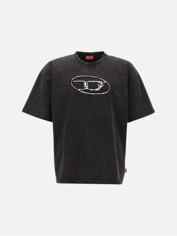 Diesel Men s Short Sleeve T Shirt Black A152690TJAY 9XX - CARHARTT WIP - BALAAN 1