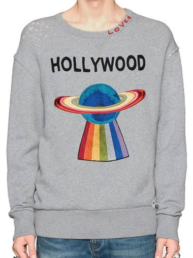 HOLLYWOOD 475373 X9B10 1288 Men's Round Long Sleeve TShirt - GUCCI - BALAAN 1