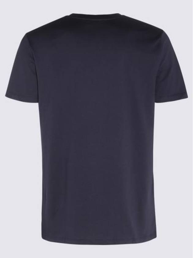 VPC Logo Organic Cotton Short Sleeve T-Shirt Navy - A.P.C. - BALAAN 6