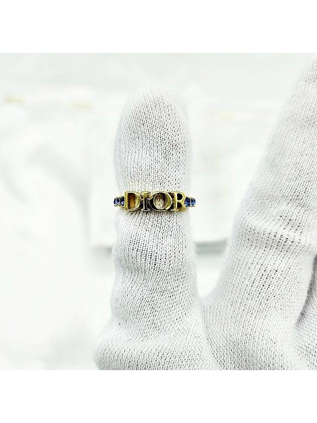 Dior Revolution Ring Gold Blue R1009DVOCY - CHANEL - BALAAN 6