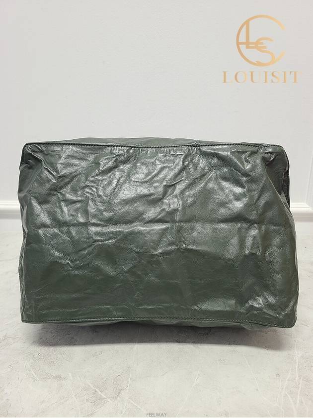 Used luxury goods Lewis It Bauble green fold shopper bag Paper calfskin - LOEWE - BALAAN 6