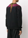 Bezier Wings Sweatshirt Black - MARCELO BURLON - BALAAN 6