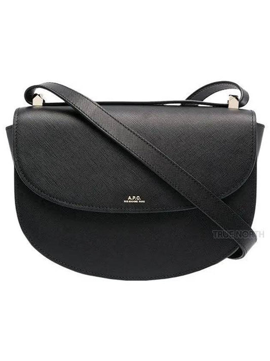 Half Moon Leather Cross Bag Black - A.P.C. - BALAAN 2