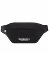 Logo Print Nylon Sonny Bum Belt Bag Black - BURBERRY - BALAAN 3