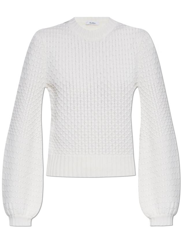 Max Mara Sweater Elvira, Women's, White - MAX MARA - BALAAN 1