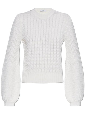 Max Mara Sweater Elvira, Women's, White - MAX MARA - BALAAN 1