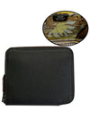 Appsong Silkin Zipper Compact Medium Wallet Black - HERMES - BALAAN 1