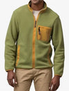 Men's Synchilla Fleece Zip-Up Jacket Green - PATAGONIA - BALAAN 3