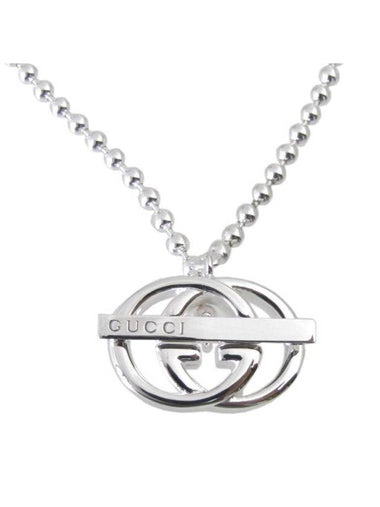 Women's Double G Logo Necklace Silver - GUCCI - BALAAN 1