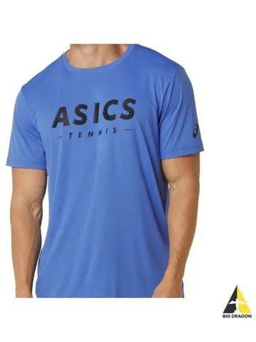 Man Court Tennis Graphic Tee 2041A259403 Short Sleeve T Shirt - ASICS - BALAAN 1