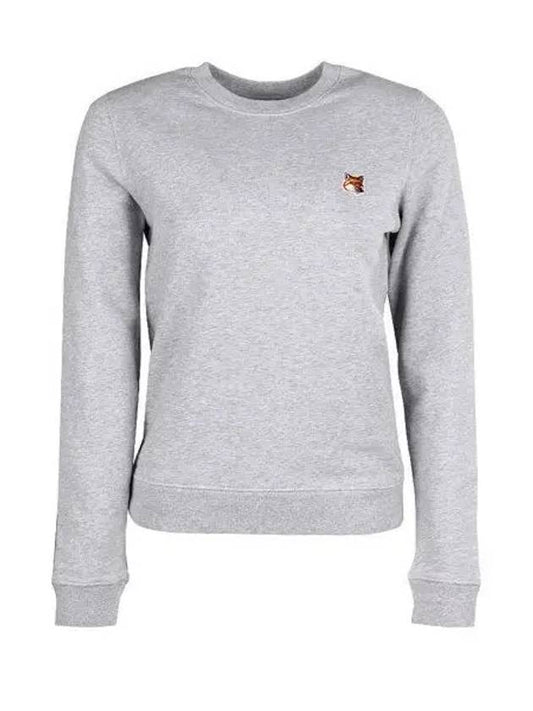 Fox Head Patch Regular Sweatshirt Grey - MAISON KITSUNE - BALAAN 2