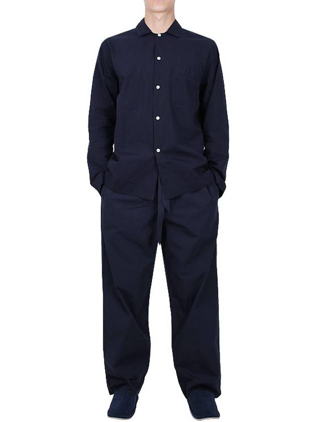 Poplin Pajamas Overfit Long Sleeve Shirt - TEKLA - BALAAN 5