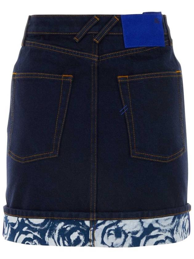 Japanese Denim Mini Skirt 8080921 - BURBERRY - BALAAN 3