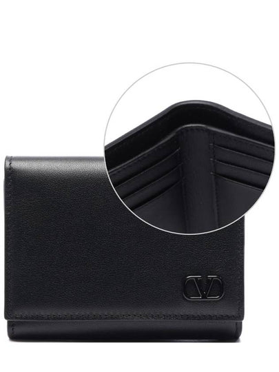 Men's V Logo Signature 3fold Bicycle Wallet - VALENTINO - BALAAN 2