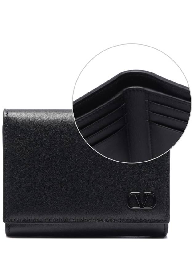 Men's V Logo Signature 3fold Bicycle Wallet - VALENTINO - BALAAN 1