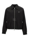 De Coeur Logo Zip-up Jacket Night Black - AMI - BALAAN 2