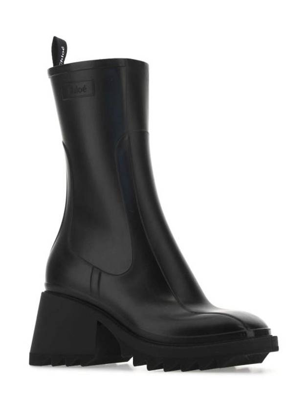 Betty Chunky Sole Rain Boots Black - CHLOE - BALAAN 3