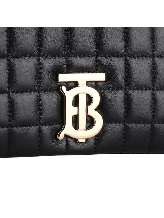 Lola Quilted Lambskin Small Shoulder Bag Black - BURBERRY - BALAAN 8