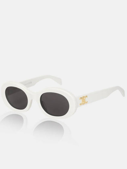 Eyewear Triomphe 01 Acetate Sunglasses White - CELINE - BALAAN 2