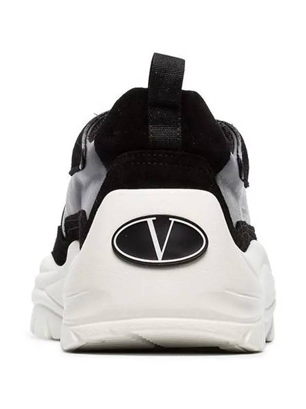 Logo Banshee Low Top Sneakers Black - VALENTINO - BALAAN 4